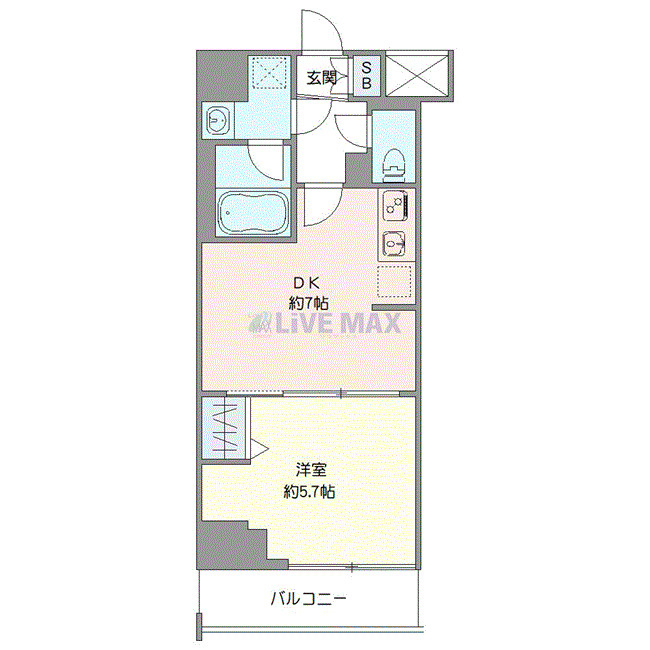 ステージファースト府中の間取り