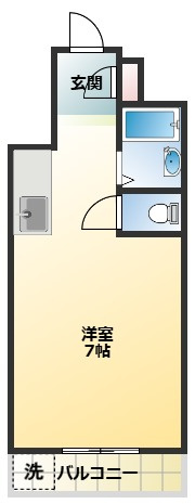 コーポ岩永の間取り