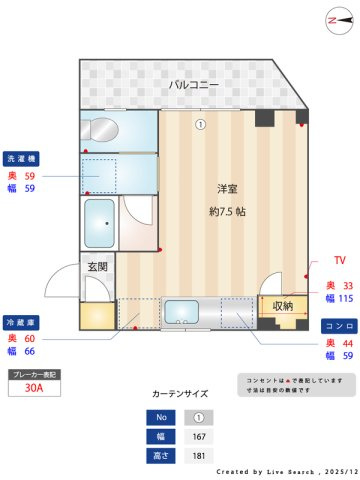 テラスファミールの間取り