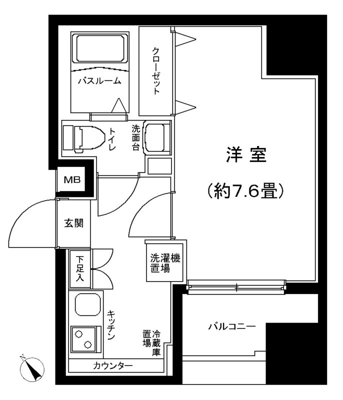 アイルプレミアム千駄木の間取り
