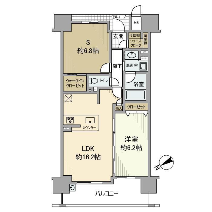 ウイズなんばの間取り