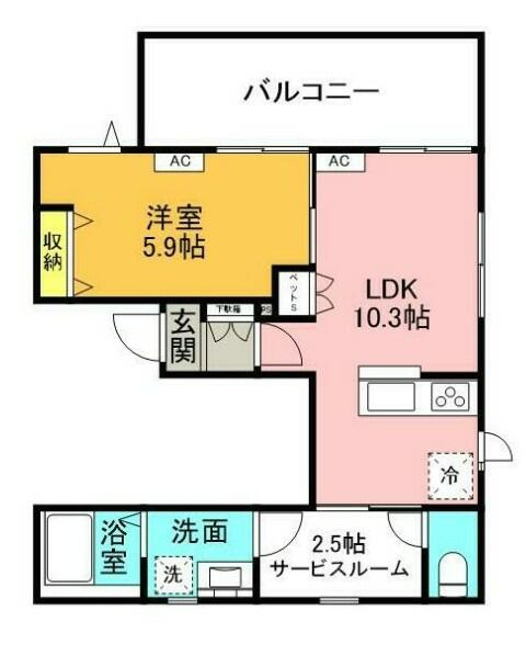 Ｋｏｍａｚａｗａ　Ｋｏｕｅｎ　ｔｅｒｒａｃｅ(コマザワコウエンテラス)の間取り