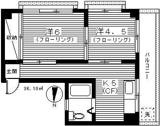 マンションフェニックスの間取り