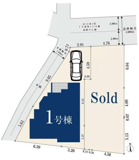 横浜市泉区岡津町の新築一戸建の区画図|最終1棟の販売です！
お気軽にお問合せ下さい！