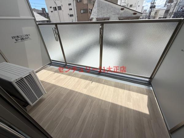 エスリード大阪エヴォルツのバルコニー