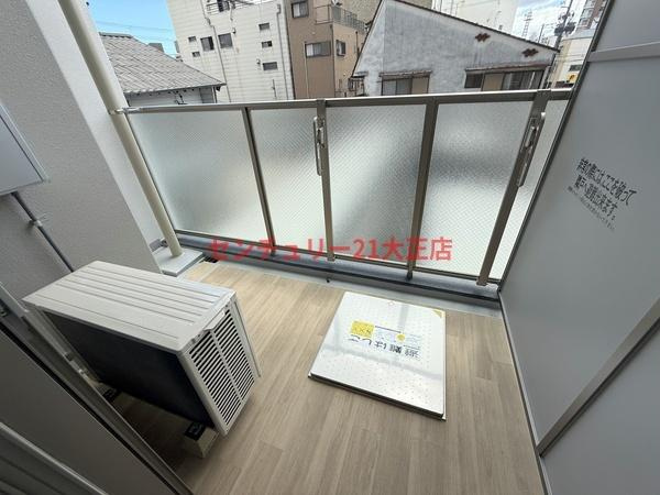 エスリード大阪エヴォルツのバルコニー