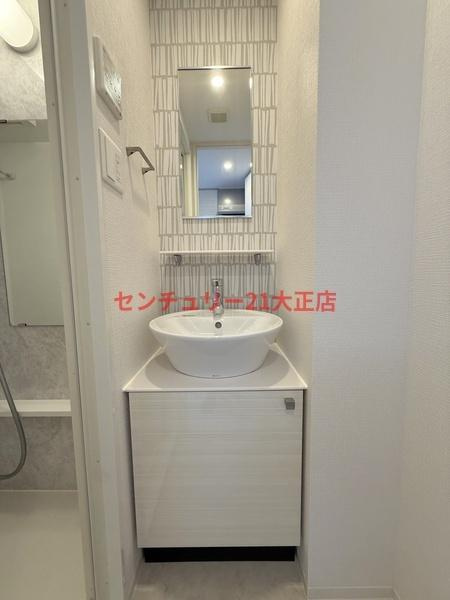 エスリード大阪エヴォルツの洗面所