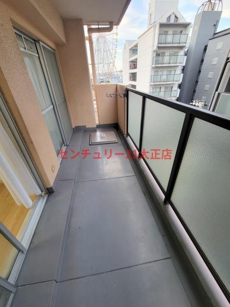 グレース大阪港のバルコニー