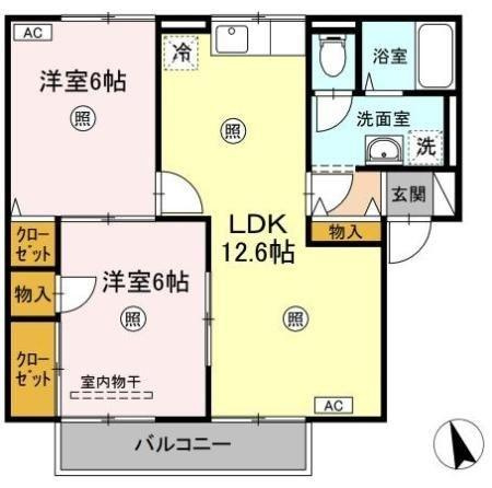 【間取り】 | メゾンリヴェール　A棟