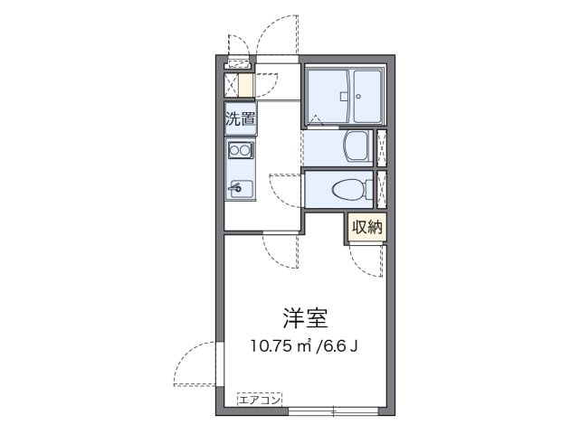【間取り】 | クレイノＳｕｎｒｉｓｅ上篠崎 | 代表的な間取のため実際の間取とは異なる場合があります
