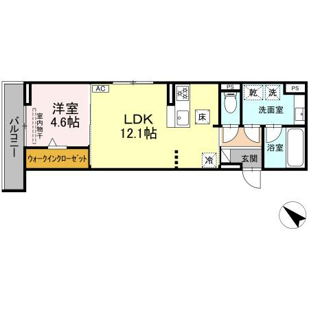 セレスティア伝馬の間取り