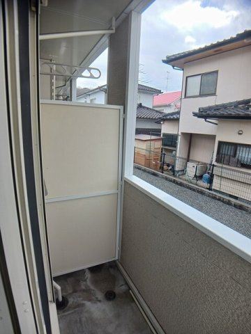 エクセレントＢのバルコニー