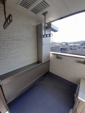 ベルフレーシュⅡのバルコニー