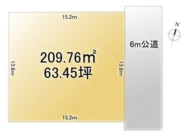 新潟市秋葉区車場３丁目の売地の土地図