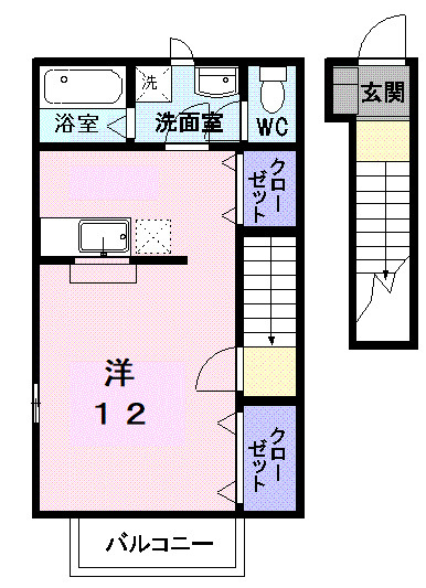 リトル　マーシュ　Ⅰの間取り