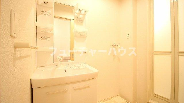 アトリア　Ｂの洗面所|広い洗面スペース