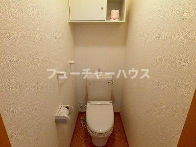 グランノヴァⅢのトイレ|ゆったりとした空間のトイレです