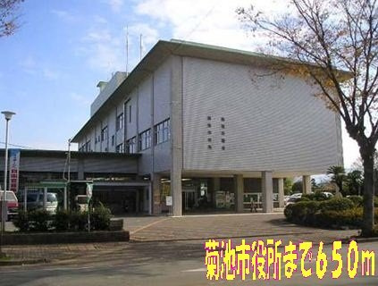 パレ・サンパティークＢの周辺|菊池市役所まで650m
