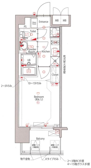 MAXIV新栄の間取り