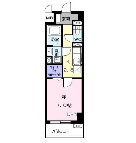 カランコエ川並の間取り