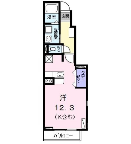クレメント花塚の間取り