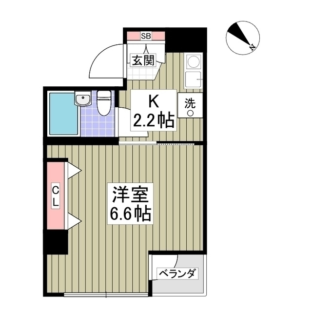 グリーンシャンクの間取り