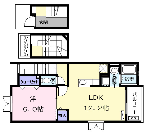 エコール大畑の間取り