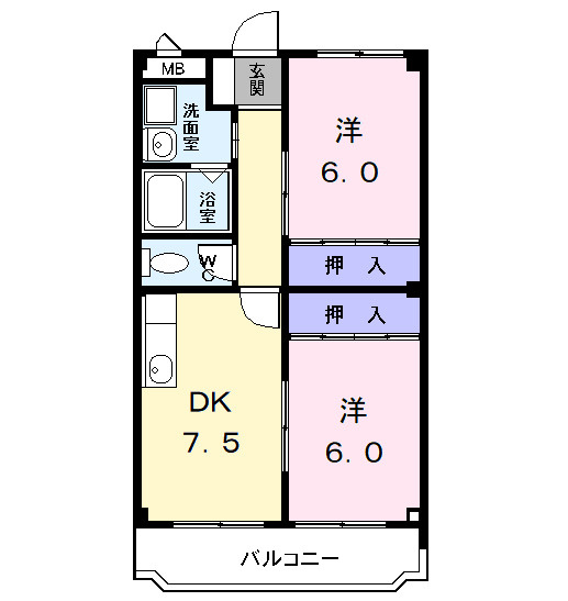 パークサイドひろの間取り