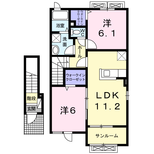【間取り】 | ベルフィオーレⅡ