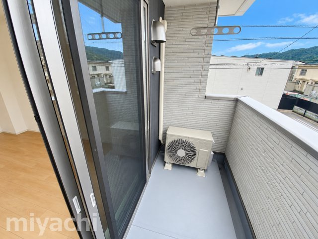 リバーサイドテラスⅠのバルコニー
