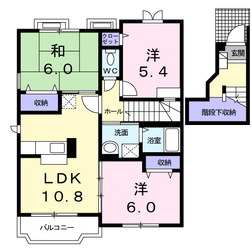 エピナール弐番館の間取り