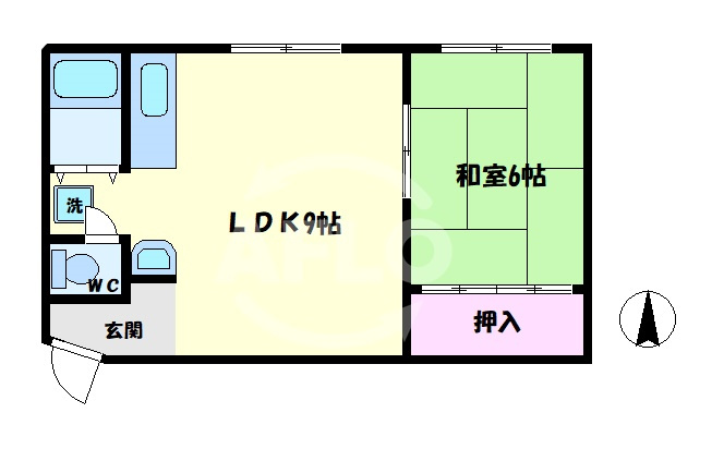 ジェイ・プライド上本町　真田山小学校区の間取り|ジェイ・プライド上本町　間取り図