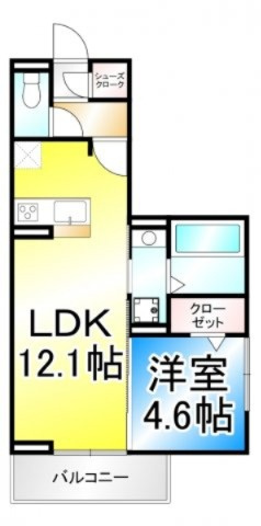 Eclat（エクラ）の間取り|現況を優先とします。