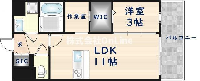 Kaunis Latvaの間取り