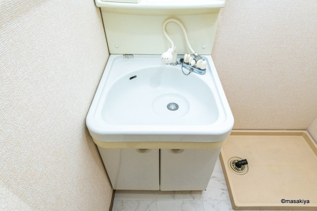 ウインドコートの洗面所|洗面・脱衣　シャンプードレッサー付き。