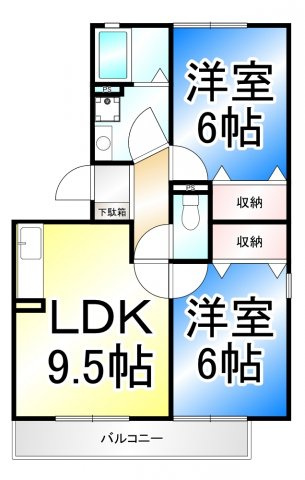 ウインドコートの間取り