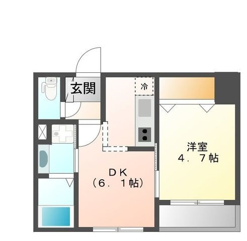 ウェルシーレジデンス鵜の木の間取り|間取りです。