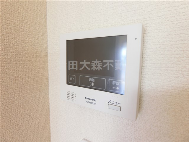 ドミール平和島の設備|TVモニター付オートロック　インターホン