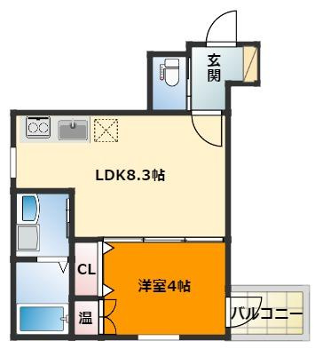 【間取り】 | Tre Court 東大阪