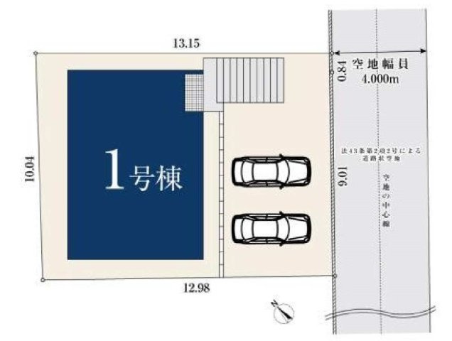 【横浜市南区六ツ川2丁目115-2新築戸建て】★仲介手数料無料★（六ツ川西小学校・六ツ川中学校）の区画図