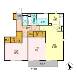 【間取り】 | シャリテレーヴA