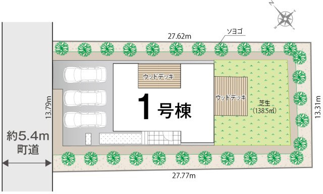 御代田町馬瀬口01期の区画図|仕様のご確認やローンのご相談は＜Tel 026-477-7419＞まで♪