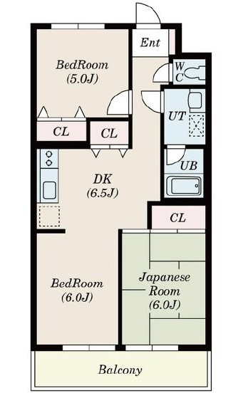 【間取り】 | メゾンワタナベⅡ | ご家族にぴったりの3DKの間取り！