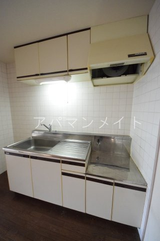 【キッチン】 | メゾンワタナベⅡ | お料理しやすいキッチンです