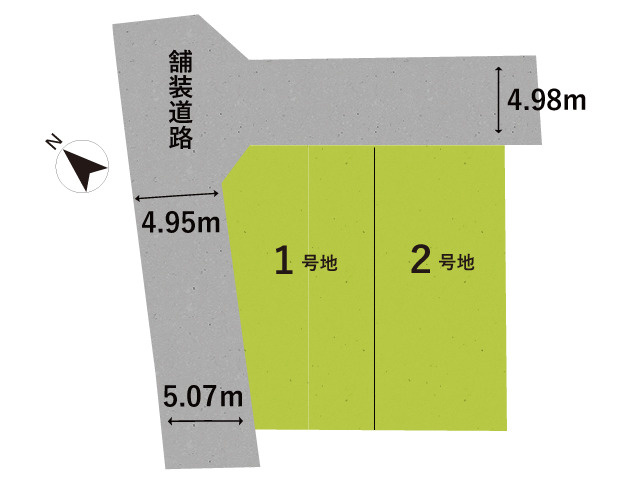 大津市鶴の里1期　新築戸建　の区画図