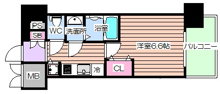 【間取り】 | クリスタルグランツ東天満
