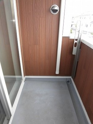 【バルコニー】 | サニーフラットⅠ | お洗濯にも便利なバルコニー付き