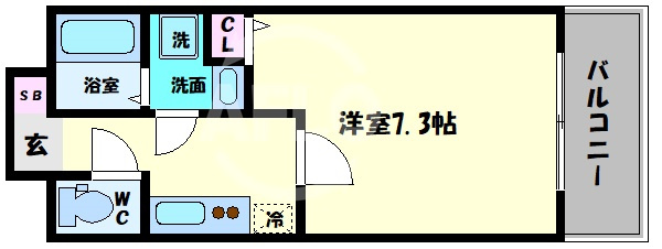 ラパンジール四天王寺東の間取り|ラパンジール四天王寺東　間取り