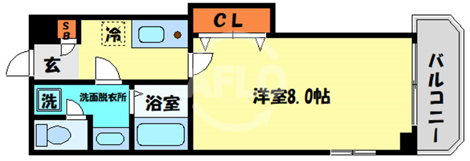 グランドハイツ玉造の間取り|グランドハイツ玉造　間取り