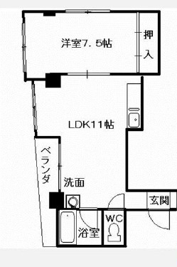 森ノ宮光栄マンションの間取り|森ノ宮光栄マンション　間取り